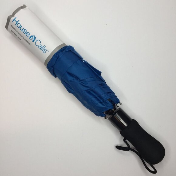 Shedrain Corp. House Calls Blue 42" Auto Open Arc Umbrella Lifetime Warranty - Picture 2 of 8